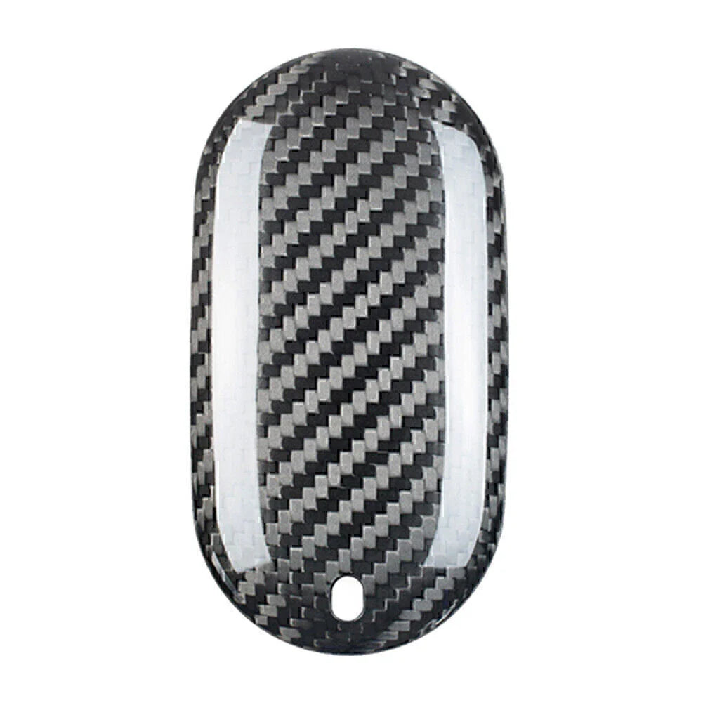 Carbon Fiber Black Key Fob Case Cover for Mercedes Benz S Class (2021)