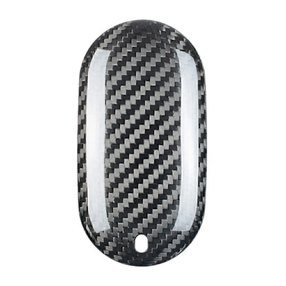 Carbon Fiber Black Key Fob Case Cover for Mercedes Benz S Class (2021)