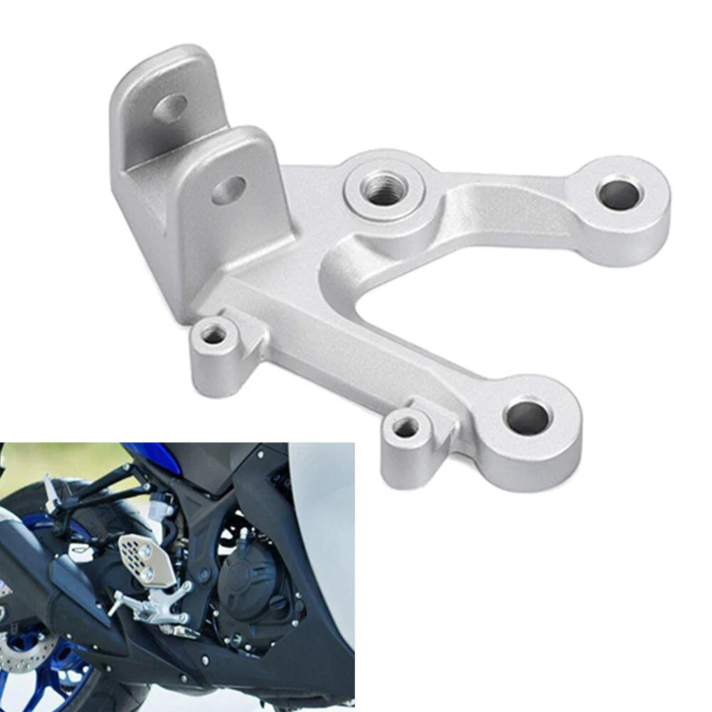 Left Front Footrest Pedal Bracket for Yamaha YZF R3 R25 MT-03 MT-25 (2015-2023)