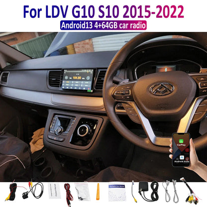 9'' Wireless Apple CarPlay Android Auto Car Radio Head Unit for LDV G10 (2015-2022)
