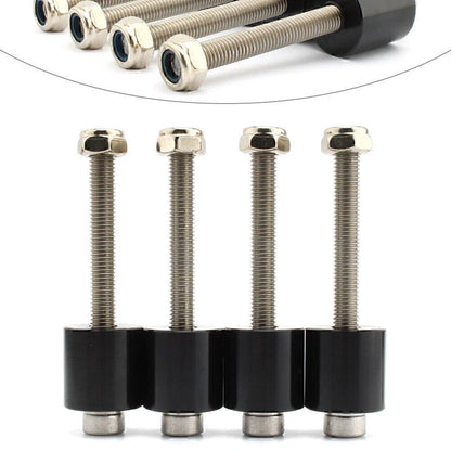 Black Moto Aluminum Bar Handlebar Risers Clamp for Suzuki GSXR1300 (1999-2019)