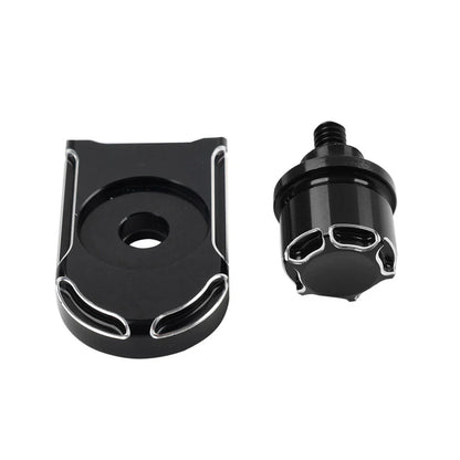 Rear Mudguard Seat Bolt Screw & Knob Cover for Harley Touring (1996-2024)