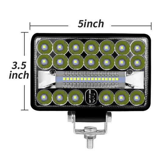 2 x LED Headlights 3x5 Inch
