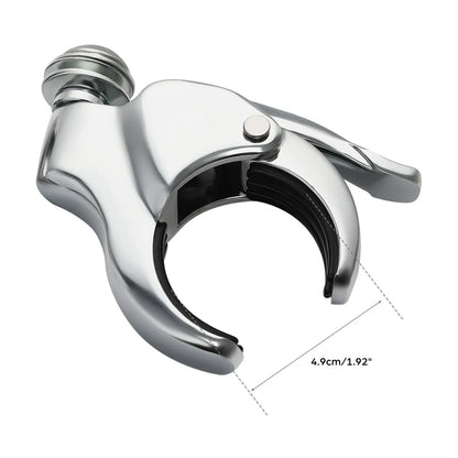 49mm Windshield Bracket Clamps for Harley Street Bob, Low Rider (2014-2025)