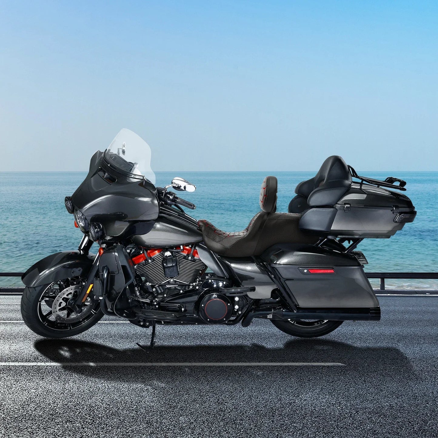 Driver Passenger Seat Backrest for Harley Electra Road Glide (2014-2023)