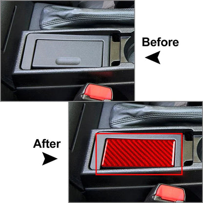 Gear Shift Panel Storage Box Cover for BMW 3 Series E36 (1991-1999) Red
