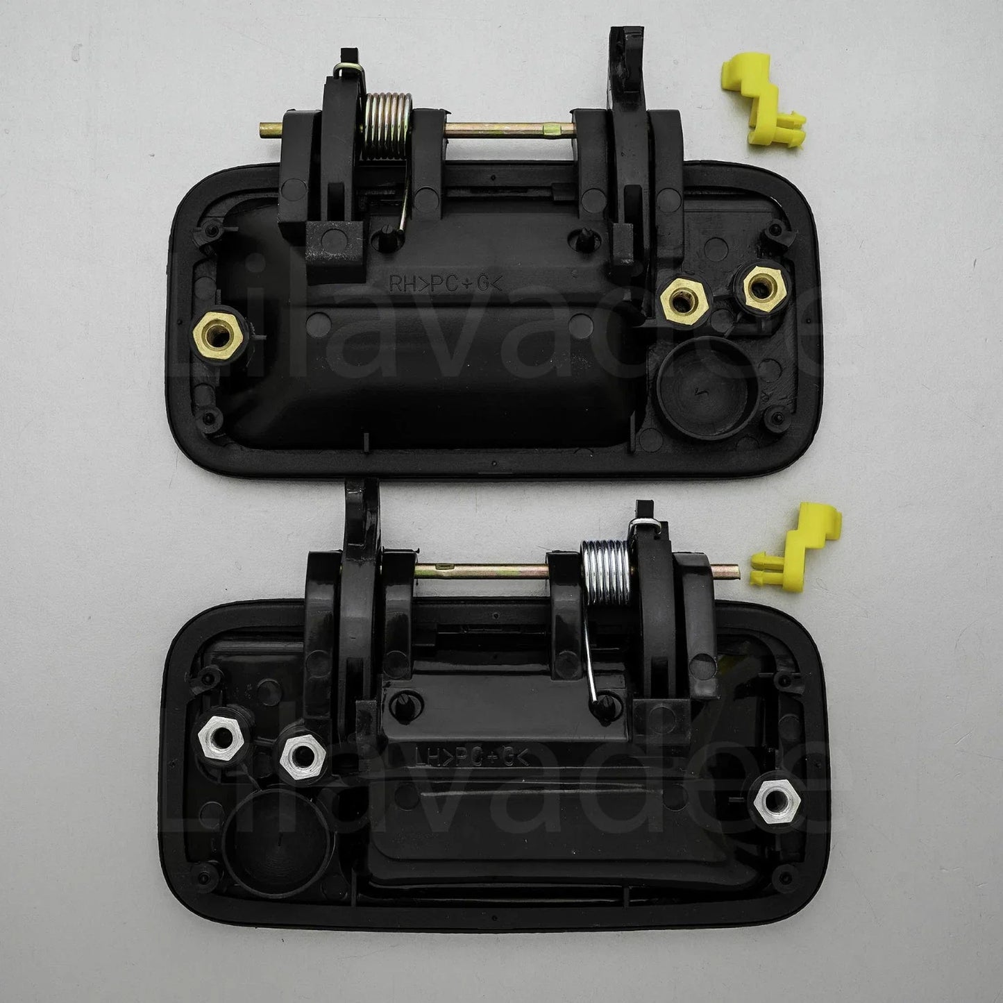 Black Rear Outer Door Handles for Isuzu TF TFR Holden Rodeo Vauxhall Brava (1997-2004)