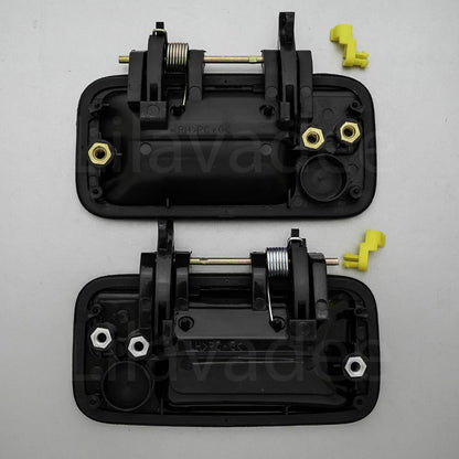 Black Rear Outer Door Handles for Isuzu TF TFR Holden Rodeo Vauxhall Brava (1997-2004)