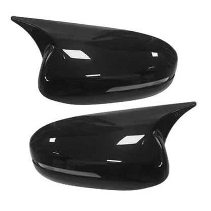 Black OX Horn Rear View Mirror Cover Caps for Kia Optima K5 (2011-2015)