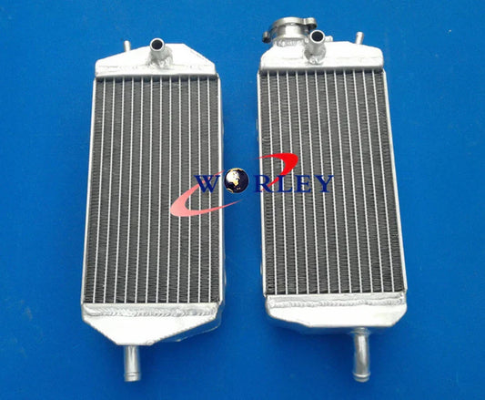 Aluminum Radiator + Red Hose for Gas Gas MX/SM/EC 200/250/300 (2007-2014)
