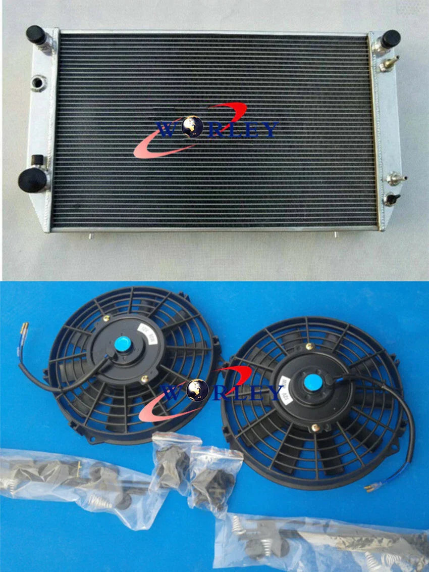 Aluminum Radiator & Fans for Jaguar XJS V12/XJ12 (1976-1996)