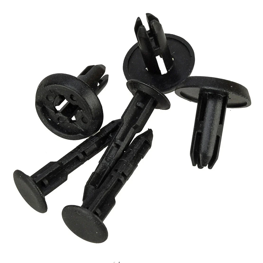 100 x 6mm Bumper Bonnet Trim Clips for Universal Vehicles