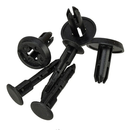 100 x 6mm Bumper Bonnet Trim Clips for Universal Vehicles