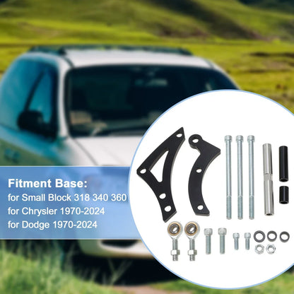 Alternator Bracket Kit for Small Block 318 340 360 for Chrysler Dodge (1970-1990)
