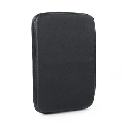 Carbon Fiber Center Console Armrest Cushion Mat Cover for Car