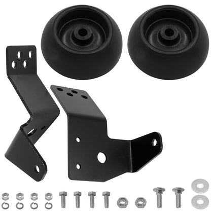 Deck Gauge Wheel and Bracket Kit for Husqvarna LTH18542 YTH1542 YTH2242