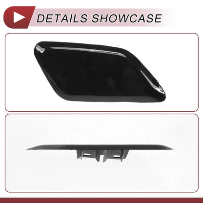 Front Right Washer Nozzle Cover for Honda Odyssey (2009-2014) Black 1 x Cap