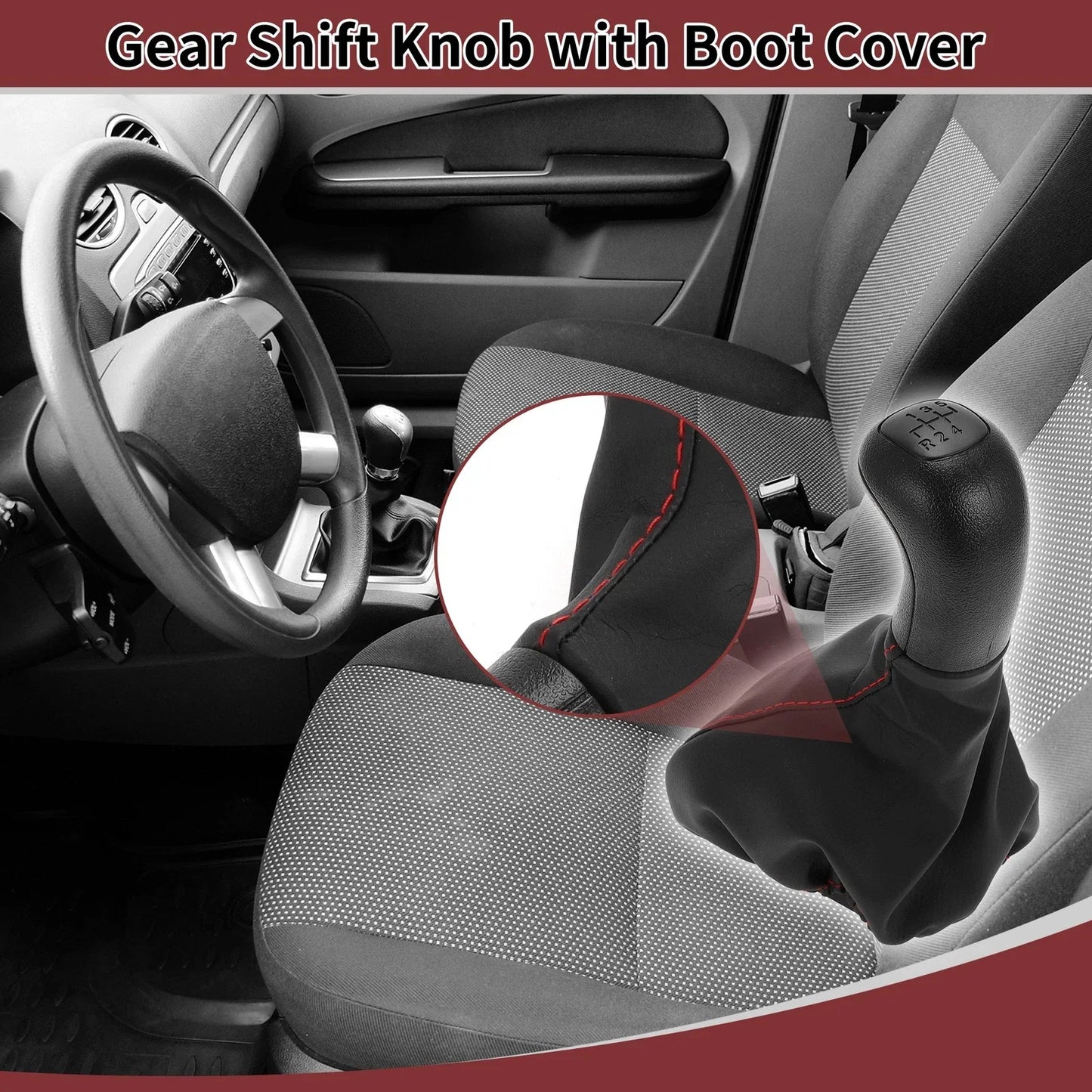 5 Speed Gear Shifter Knob & Cover for Mercedes-Benz VITO (1996-1999)