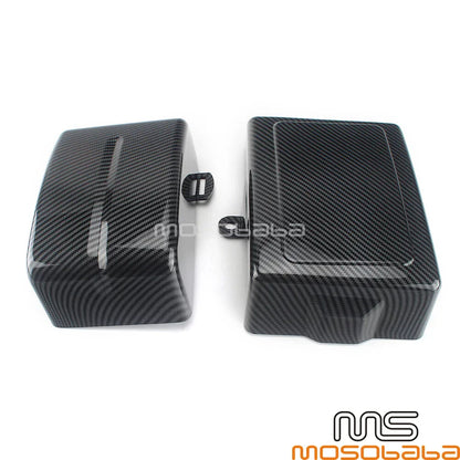 Carbon Side Battery Fairing Cover for Harley Dyna Fat Bob FXDF (2006-2017)