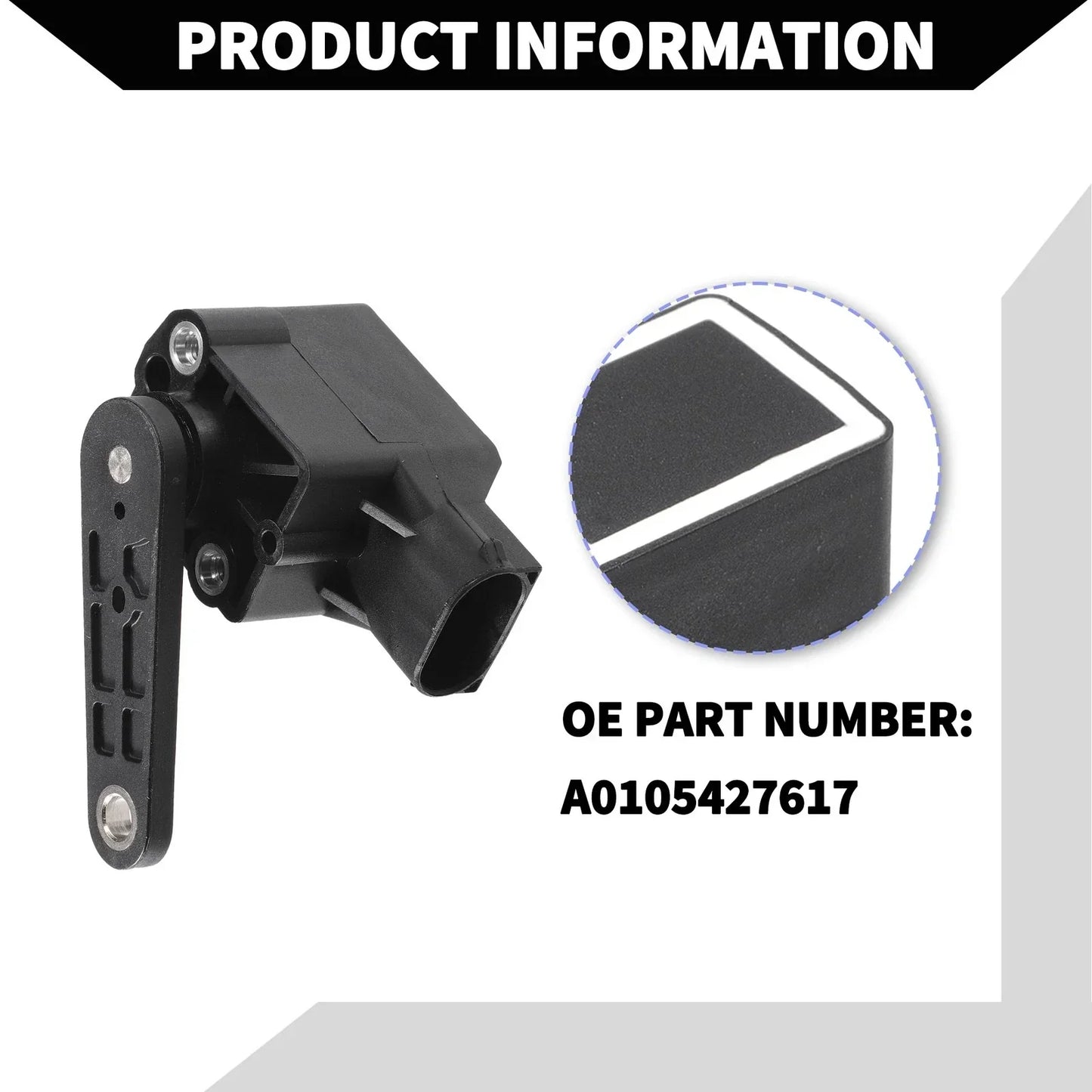 Suspension Ride Height Level Sensor for Mercedes E 320 (2003-2005) 2 x Pcs