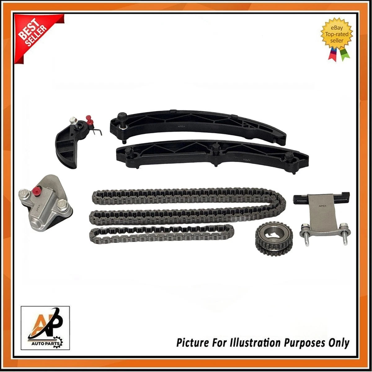 Engine Timing Chain Kit Replacement for Opel Adam Astra Corsa 1.0 Turbo (2013–2020)