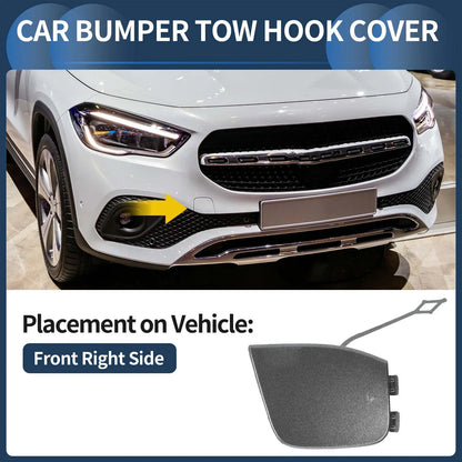 Front Bumper Tow Hook Cover for Mercedes-Benz W247 (2019-2023) Mountain Gray