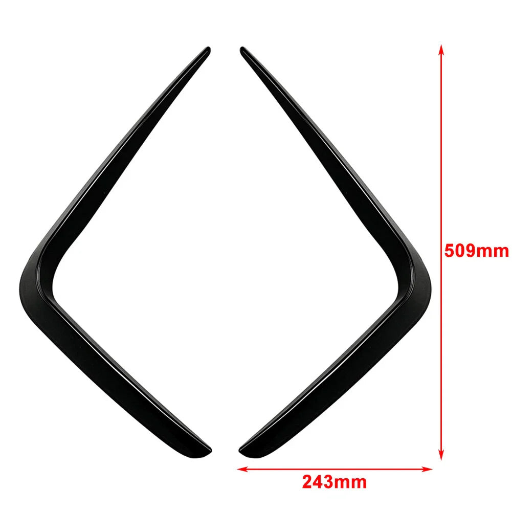 Front Bumper Lip Spoiler for BMW 4 Series G22 G23 G26 M Sport (2020-2023)
