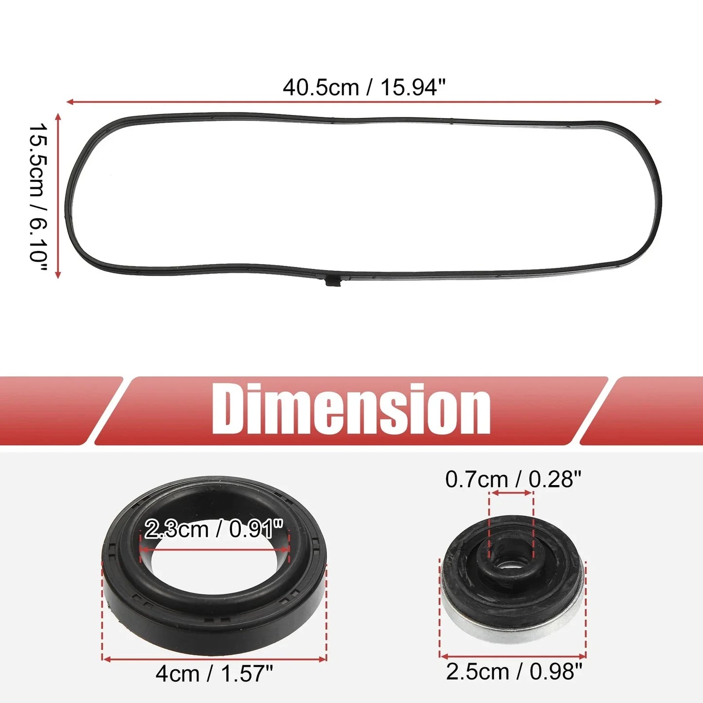 Engine Valve Cover Gasket Set for Honda Accord Odyssey Pilot (2003-2017)