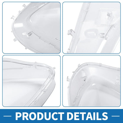 Car Front Left Right Headlight Lens Covers for Chevrolet Corvette C6 (2005-2013)