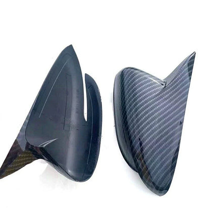 Carbon Fiber Look Rearview Side Mirror Covers for Kia Forte EX Sedan (2014-2020)