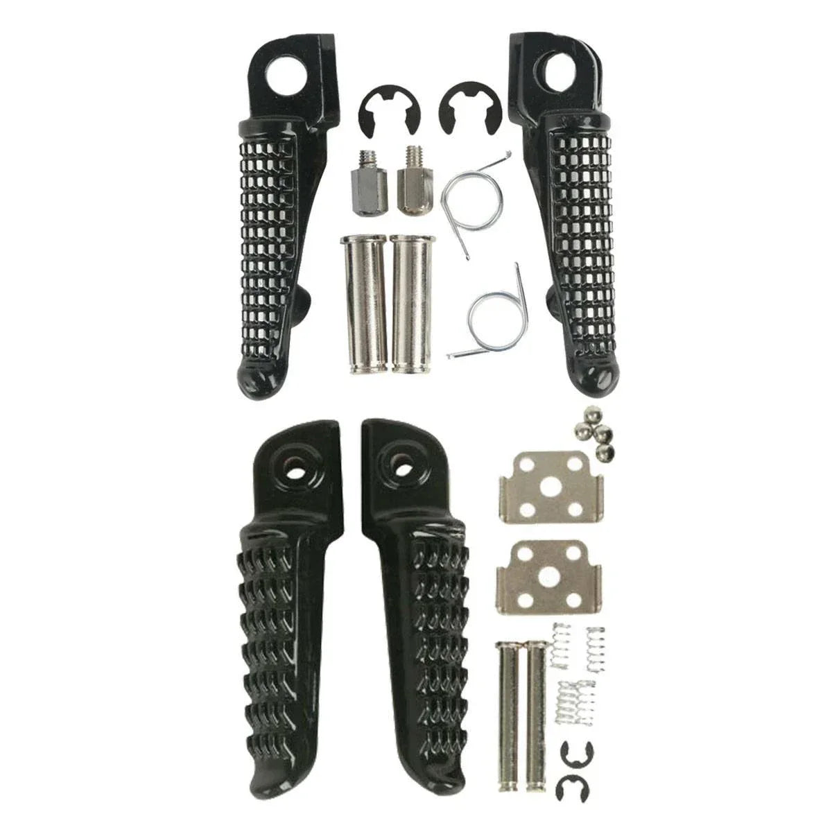 Footpegs Rests for Kawasaki Ninja ZX10R ZX6R (2004-2013, 1998-2013)
