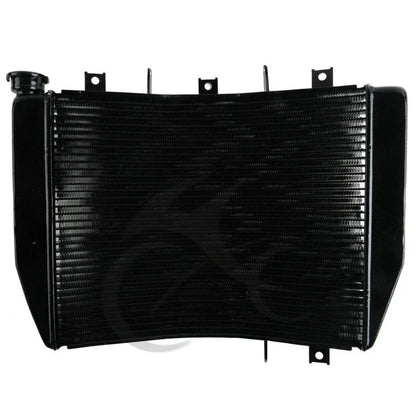Black Radiator Engine Cooler for Kawasaki Ninja ZX6R ZX636 ZX6RR (2005-2006)