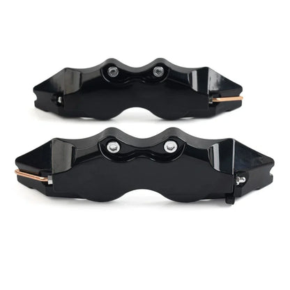 3D Style Medium Auto Disc Brake Caliper Covers for Car - Red
