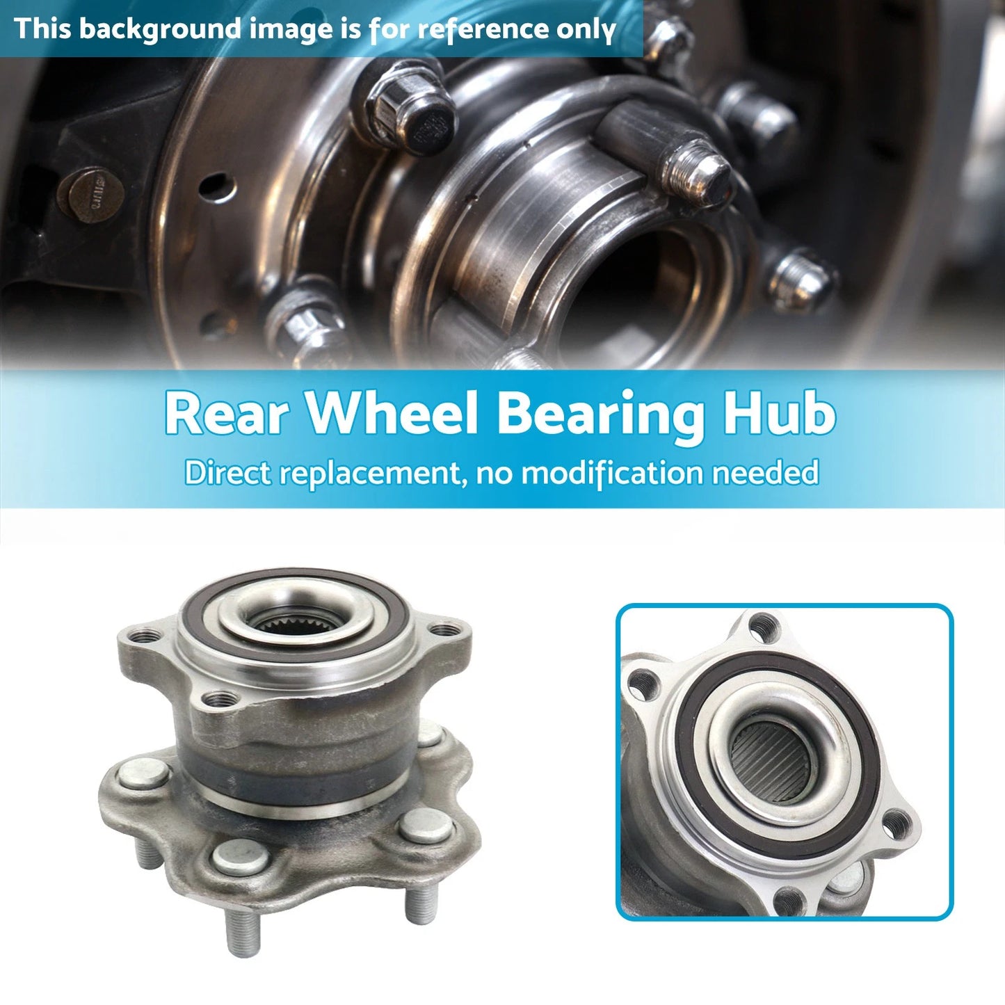 Rear Wheel Bearing Hub for Nissan Presage U31 4WD (2003-2009)