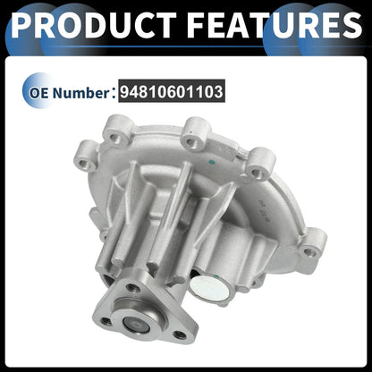 Water Pump with Gasket Kit for Porsche Cayenne (2002-2006)