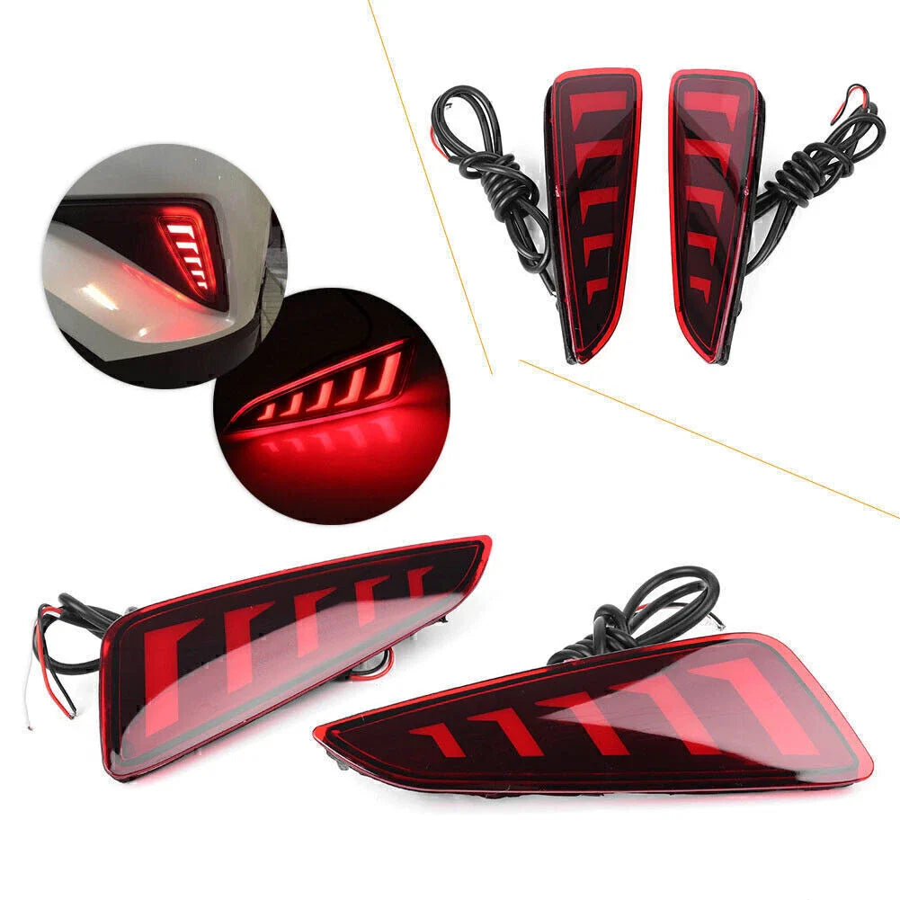 LED Rear Bumper Tail Lights for Toyota CHR (2016-2018)