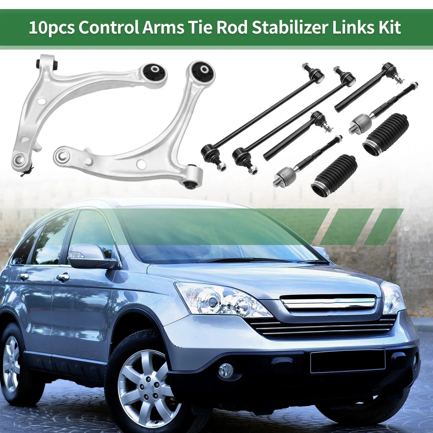 10 x Front Suspension Control Arm Kit for Honda Odyssey (2005-2010)