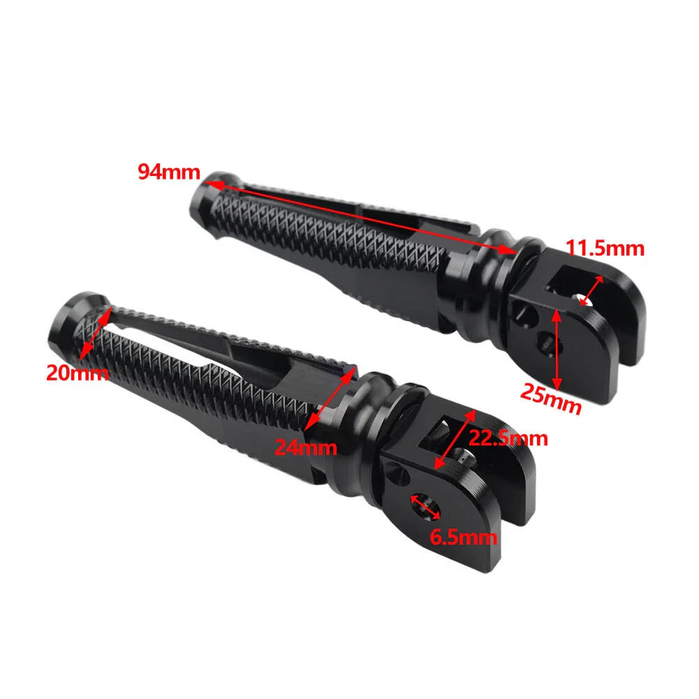 Passenger Foot Pegs for Ducati Monster 696 796 695 659 Dark 749 999/S/R
