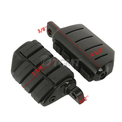 1 1/4" Highway Bar Engine Guard Footpegs for Harley Touring