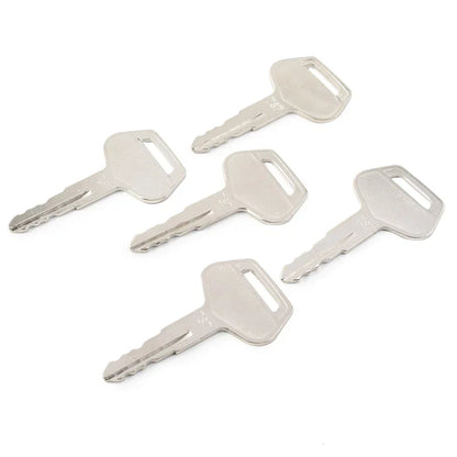 5 x Ignition Keys Metal for Komatsu Excavator Dozer Loader