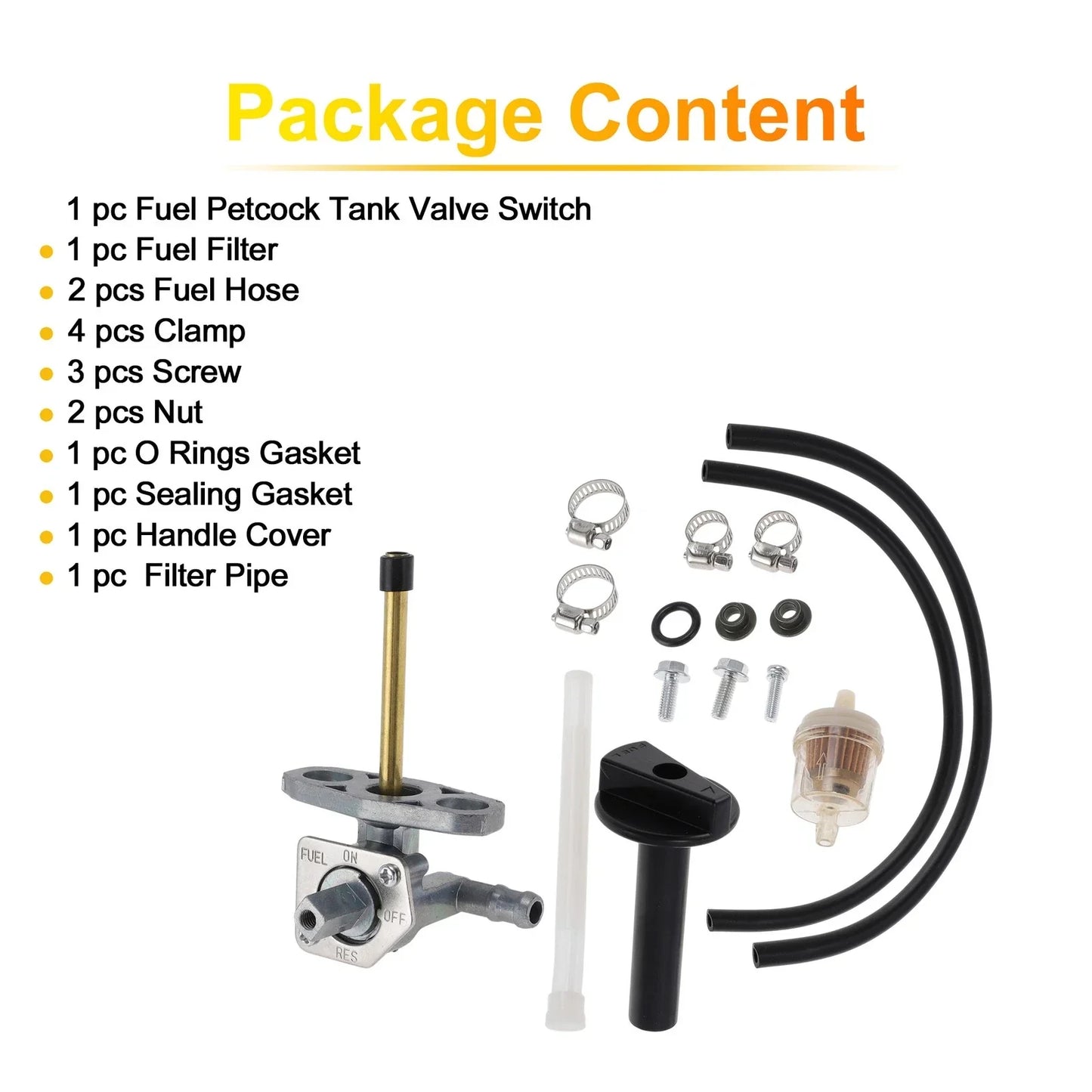 ATV Fuel Valve Petcock Gas Tank Switch for Honda Foreman 450 (2005-2014)