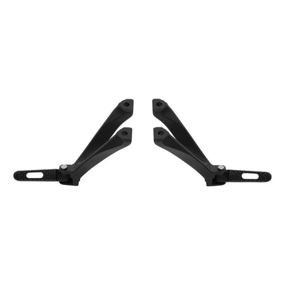 Black Rear Passenger Footrests Footpeg Bracket for Honda CBR1000RR (2017-2025)