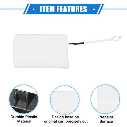 Tow Hook Eye Hole Cover for Mercedes-Benz E-Class (2017-2023) - White Cap