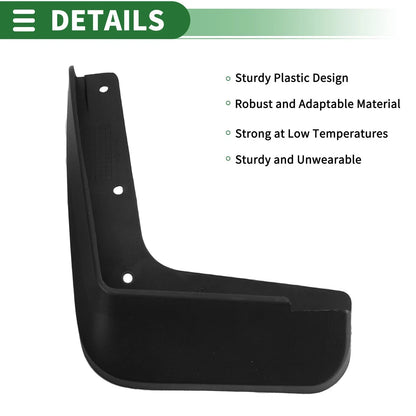Mud Flaps Splash Guards for Hyundai IX25 (2014-2019) with Mount Accessories