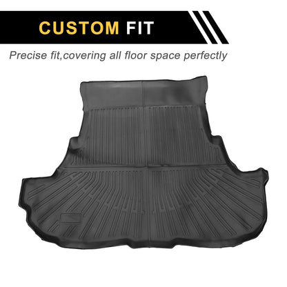 Cargo Liner Rear Trunk Mat for Dodge Challenger 2016-2024, Stripe Pattern TPE