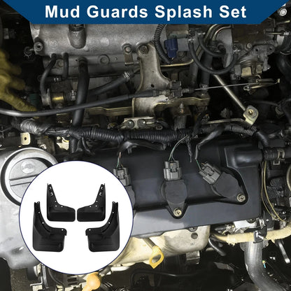 Mud Flaps Splash Guards Set for Mercedes-Benz ML350 (2012-2015)