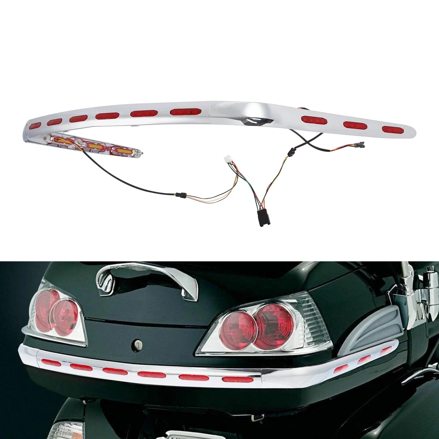 LED Trunk Decoration Trim Light for Honda Goldwing 1800 GL1800 (2001-2011)