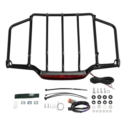Trunk Luggage Rack w/ LED Light for Harley Electra Road Glide (1993-2013)