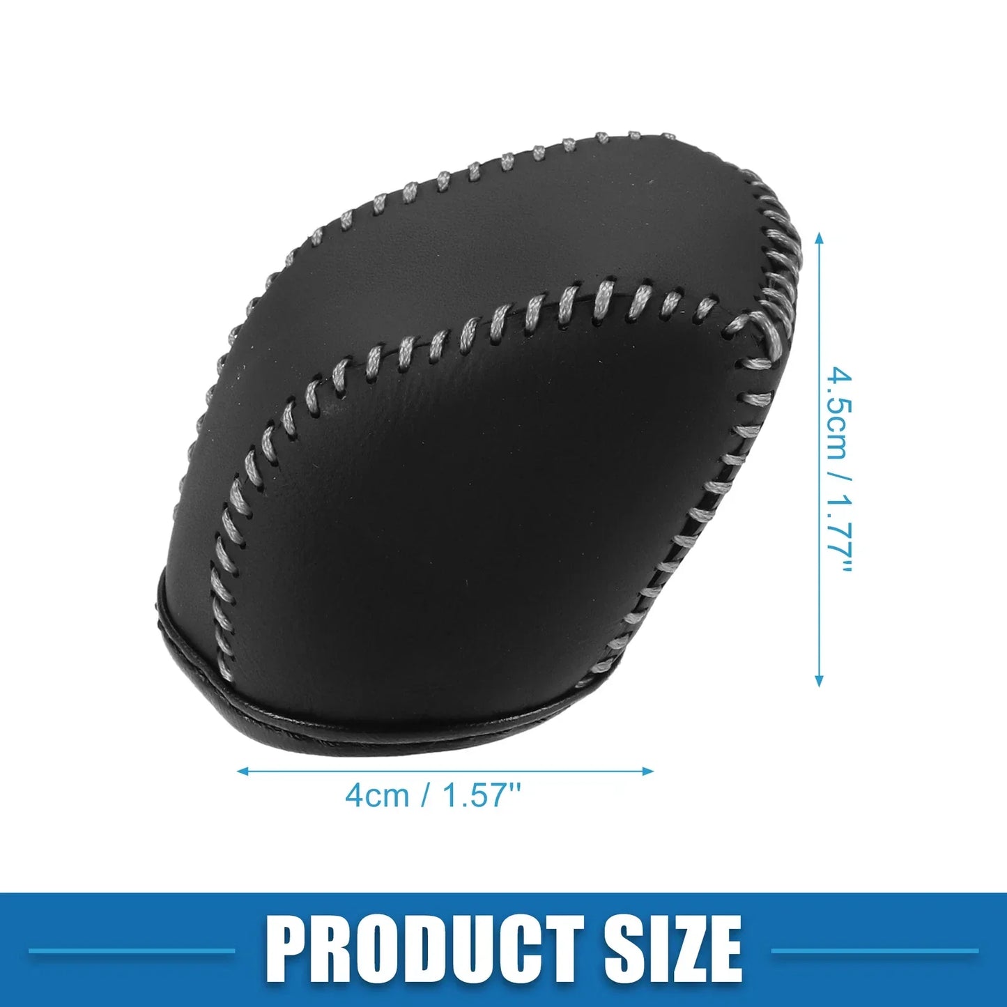 Gear Shift Lever Cover for Lexus NX 250 Black Gray Stitches