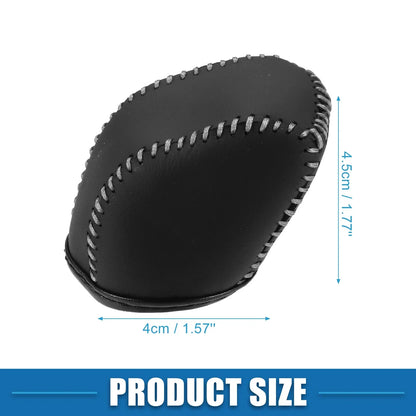 Gear Shift Lever Cover for Lexus NX 250 Black Gray Stitches
